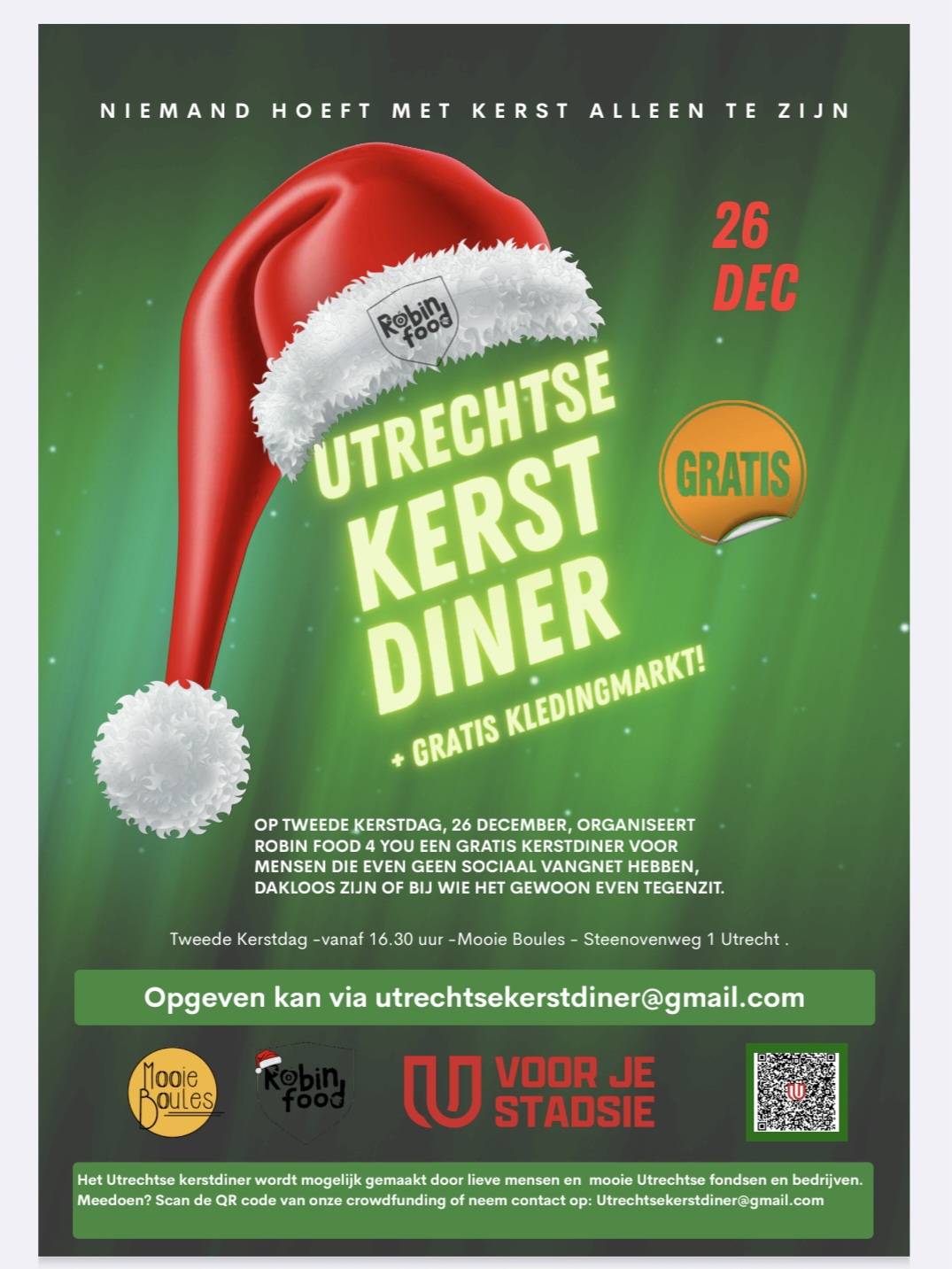 Help je mee op 2e Kerstdag om er een groot succes van te maken?