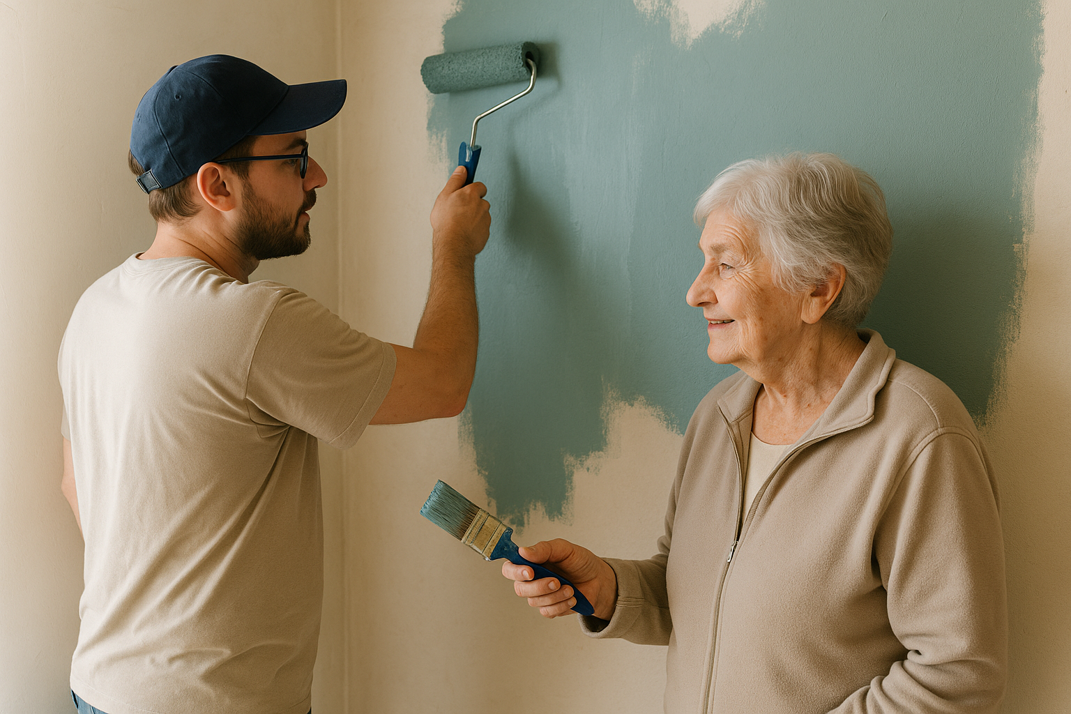 Gezocht: Helpende hand voor kleine verfklus met groot hart in Medemblik